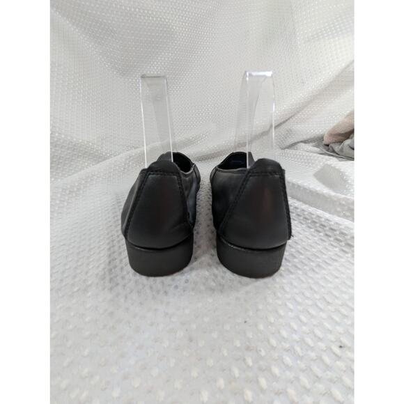 NWOT! HUSH PUPPIES! BLACK GENUINE LEATHER LOAFER SIMPLE SLIP-ON LOAFERS! SZ 11M - Picture 6 of 10